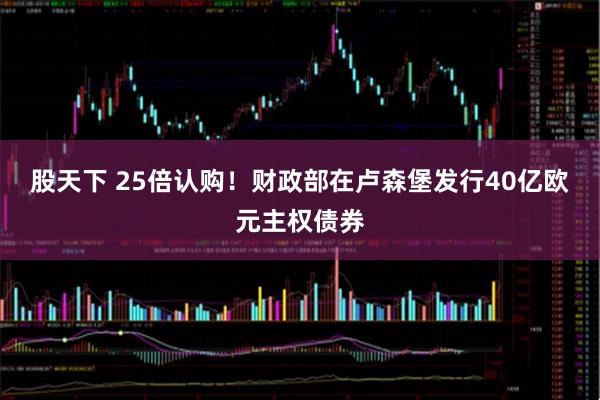 股天下 25倍认购！财政部在卢森堡发行40亿欧元主权债券
